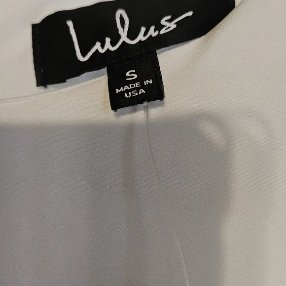 Lulu's Off White Shift Mini Dress - Picture 3 of 3